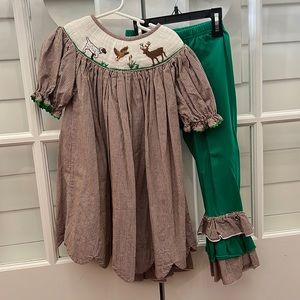 Only worn once for pictures two piece girls outfit